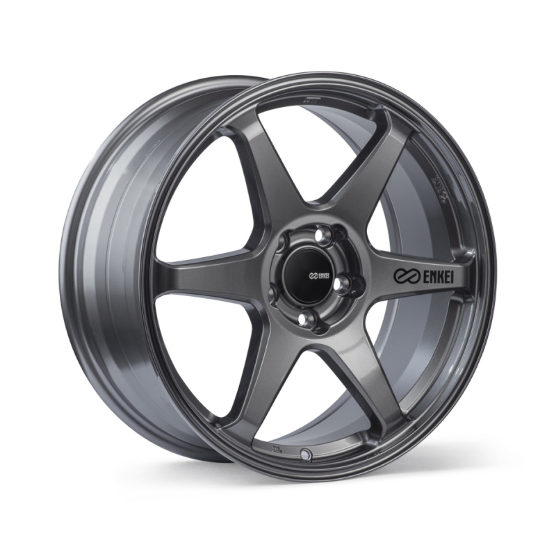 Picture of Enkei T6R 18x9-5 38mm Offset 5x114-3 Bolt Pattern 72-6 Bore Matte Gunmetal Wheel