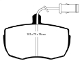 Picture of EBC 87-89 Land Rover Range Rover 3-5 Greenstuff Front Brake Pads