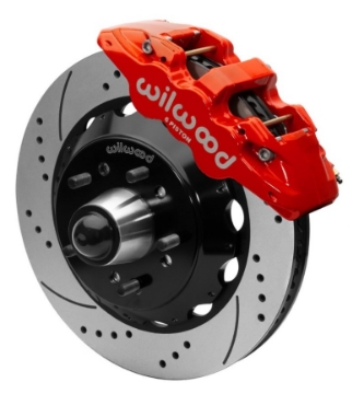 Picture of Wilwood AERO6 Front Truck Kit 14-00in Red 88-98 GMC Truck C1500-C2500