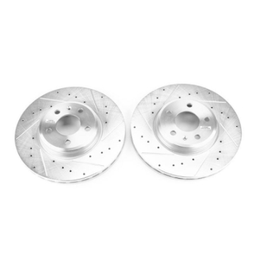 Picture of Power Stop 17-19 Audi A4 Front Evolution Drilled & Slotted Rotors - Pair
