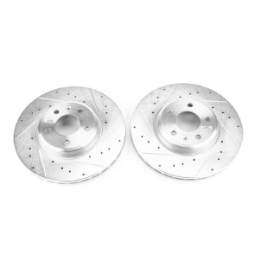 Picture of Power Stop 17-19 Audi A4 Front Evolution Drilled & Slotted Rotors - Pair