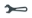 Picture of Vibrant -8AN Aluminum Wrench - Anodized Black individual retail packaged