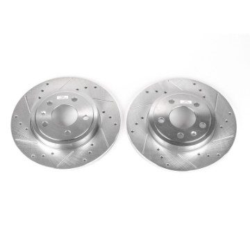 Picture of Power Stop 05-09 Audi A4 Rear Evolution Drilled & Slotted Rotors - Pair