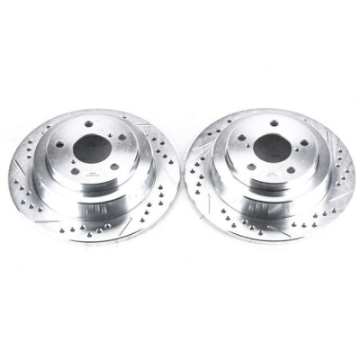 Picture of Power Stop 05-06 Saab 9-2X Rear Evolution Drilled & Slotted Rotors - Pair