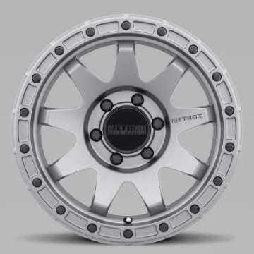 Picture of Method MR317 17x8-5 0mm Offset 6x135 87mm CB Matte Titanium Wheel