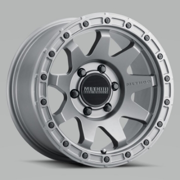 Picture of Method MR317 17x8-5 0mm Offset 6x135 87mm CB Matte Titanium Wheel