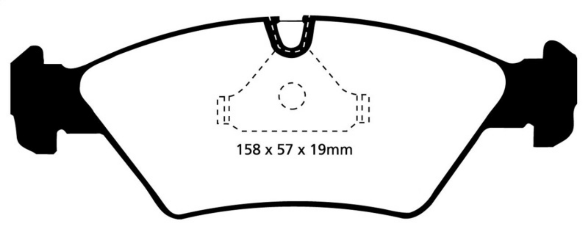 Picture of EBC 87-91 BMW M3 2-3 E30 Redstuff Front Brake Pads
