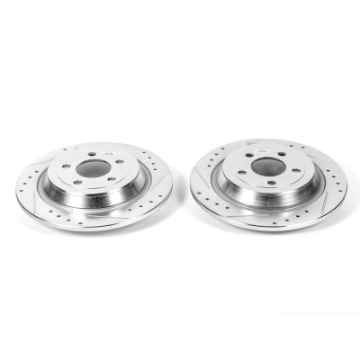 Picture of Power Stop 15-17 Ford F-150 Rear Evolution Drilled & Slotted Rotors - Pair
