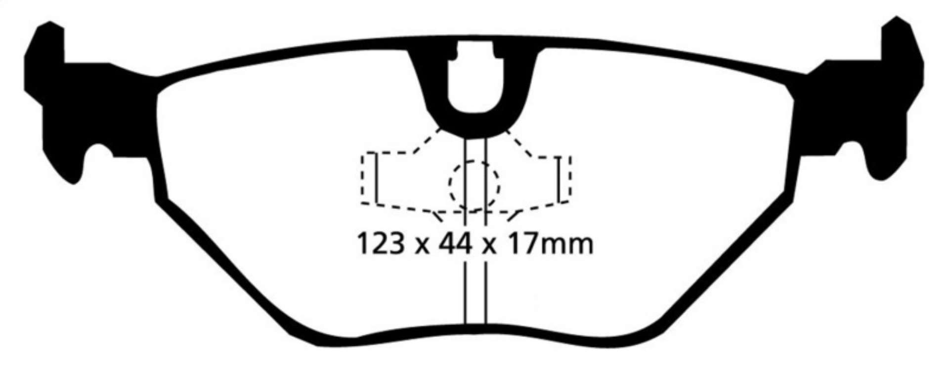 Picture of EBC 87-91 BMW M3 2-3 E30 Yellowstuff Rear Brake Pads