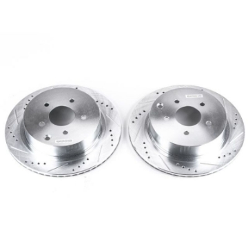 Picture of Power Stop 03-12 Infiniti FX35 Rear Evolution Drilled & Slotted Rotors - Pair