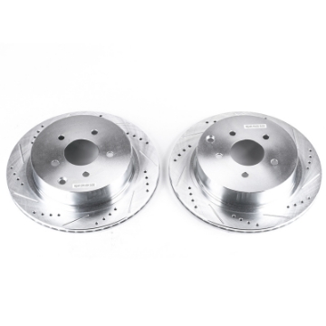 Picture of Power Stop 03-12 Infiniti FX35 Rear Evolution Drilled & Slotted Rotors - Pair
