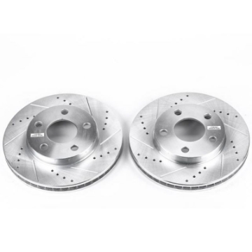 Picture of Power Stop 04-05 Chevrolet Classic Front Evolution Drilled & Slotted Rotors - Pair