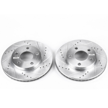 Picture of Power Stop 04-05 Chevrolet Classic Front Evolution Drilled & Slotted Rotors - Pair