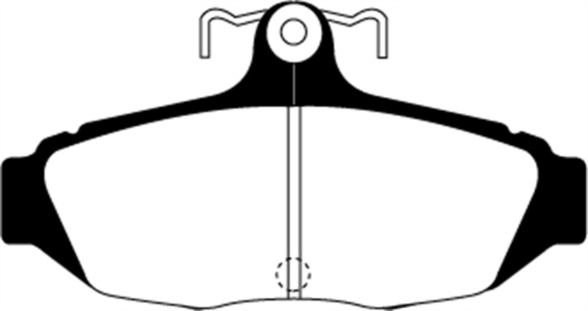 Picture of EBC 87-93 Ford Mustang 5-0 Greenstuff Rear Brake Pads
