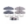 Picture of Power Stop 98-02 Chevrolet Camaro Front Z23 Evolution Sport Brake Pads w-Hardware