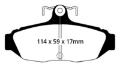 Picture of EBC 87-93 Ford Mustang 5-0 Redstuff Rear Brake Pads