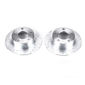 Picture of Power Stop 95-04 Audi A6 Rear Evolution Drilled & Slotted Rotors - Pair