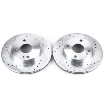 Picture of Power Stop 90-93 Mazda Miata Front Evolution Drilled & Slotted Rotors - Pair