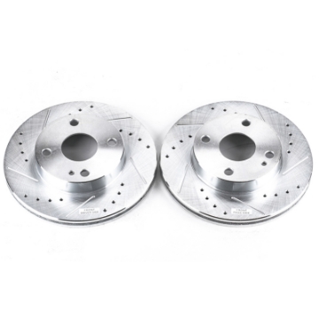 Picture of Power Stop 90-93 Mazda Miata Front Evolution Drilled & Slotted Rotors - Pair