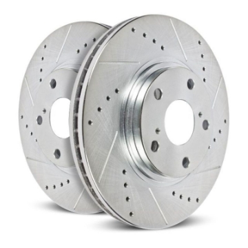 Picture of Power Stop 90-93 Mazda Miata Front Evolution Drilled & Slotted Rotors - Pair