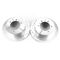 Picture of Power Stop 92-00 Mitsubishi Montero Rear Evolution Drilled & Slotted Rotors - Pair
