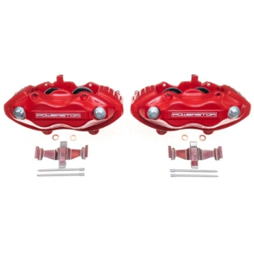 Picture of Power Stop 05-10 Chrysler 300 Front Red Calipers w-o Brackets - Pair
