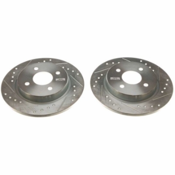 Picture of Power Stop 2018 Ford EcoSport Rear Evolution Drilled & Slotted Rotors - Pair