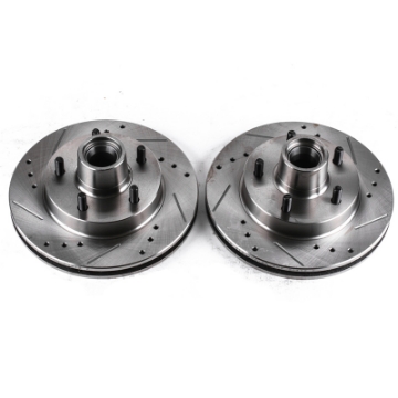 Picture of Power Stop 82-87 Buick Regal Front Evolution Drilled & Slotted Rotors - Pair