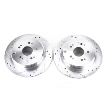 Picture of Power Stop 07-18 Acura RDX Rear Evolution Drilled & Slotted Rotors - Pair
