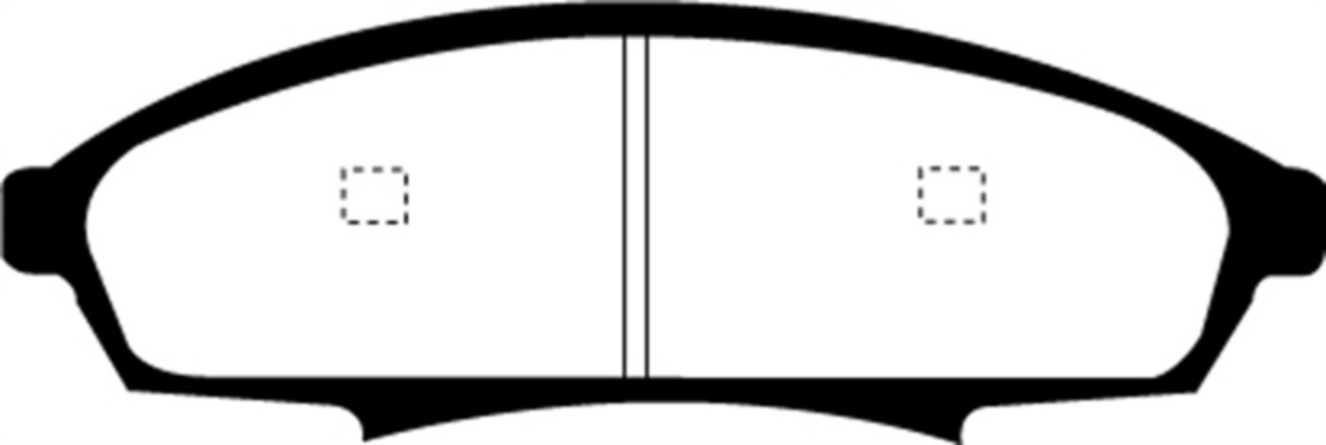 Picture of EBC 88-90 Buick Regal 2-8 Greenstuff Front Brake Pads