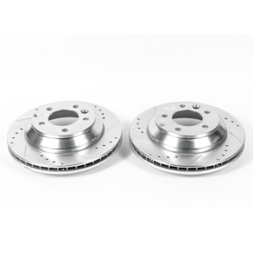 Picture of Power Stop 07-15 Audi Q7 Rear Evolution Drilled & Slotted Rotors - Pair