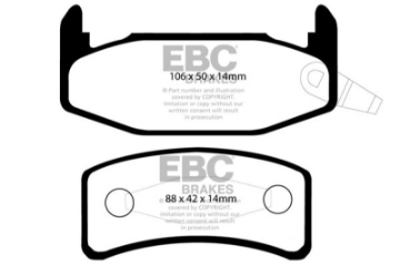 Picture of EBC 88-90 Buick Regal 2-8 Redstuff Rear Brake Pads