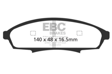 Picture of EBC 88-90 Buick Regal 2-8 Ultimax2 Front Brake Pads