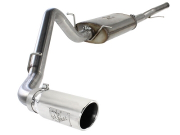 Picture of aFe MACHForce XP Exh CB, Stainless steel GM Silverado-Sierra 1500 2014 V*-5-3-6-2L Polished tip