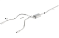 Picture of Borla 14 Silv-Sierra 1500 C-B Touring Exhaust -2-75in in Muffler 2-25inout 4inTIp SS Rear Exit