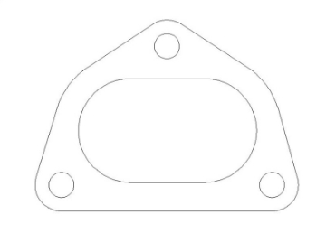 Picture of Cometic Ford-Coswroth BDA 3-Bolt -064 AM Exhaust Gasket