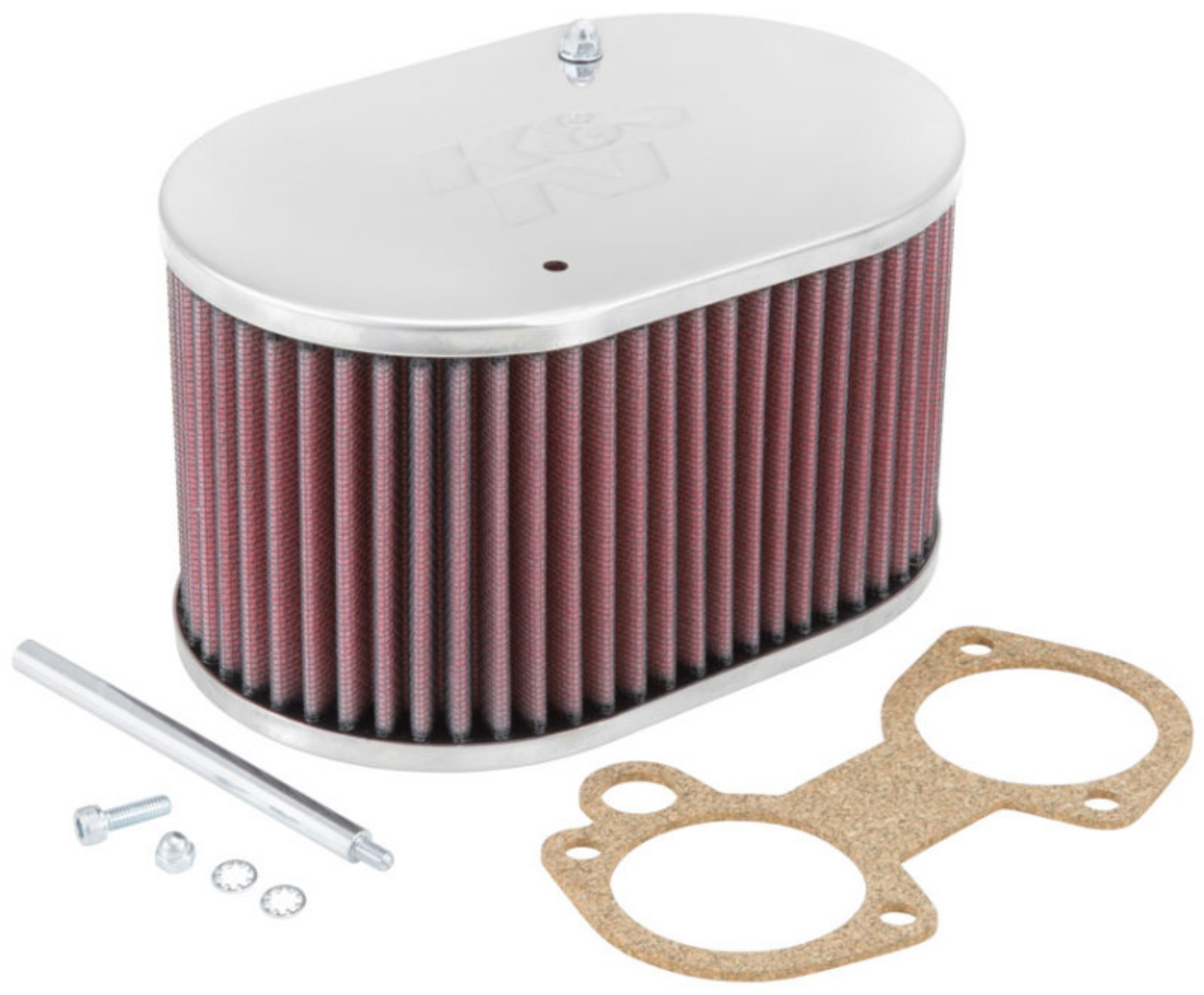 Picture of K&N Custom Racing Air Filter Bolt-On for Single or Two Barrel Carburetors
