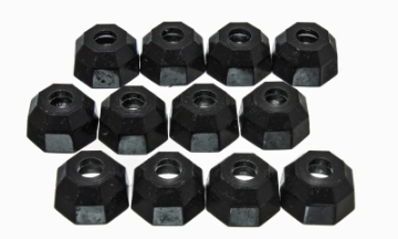 Picture of Energy Suspension Universal Black 12mm Taper Dia Octagon Tie Rod Dust Boots BOX of 12