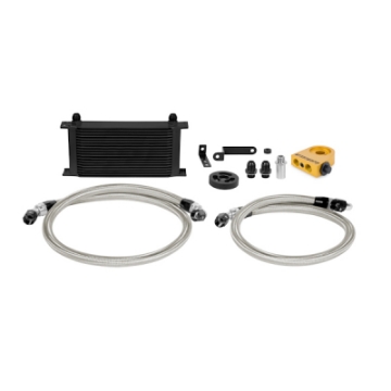 Picture of Mishimoto 08-14 Subaru WRX Thermostatic Oil Cooler Kit - Black