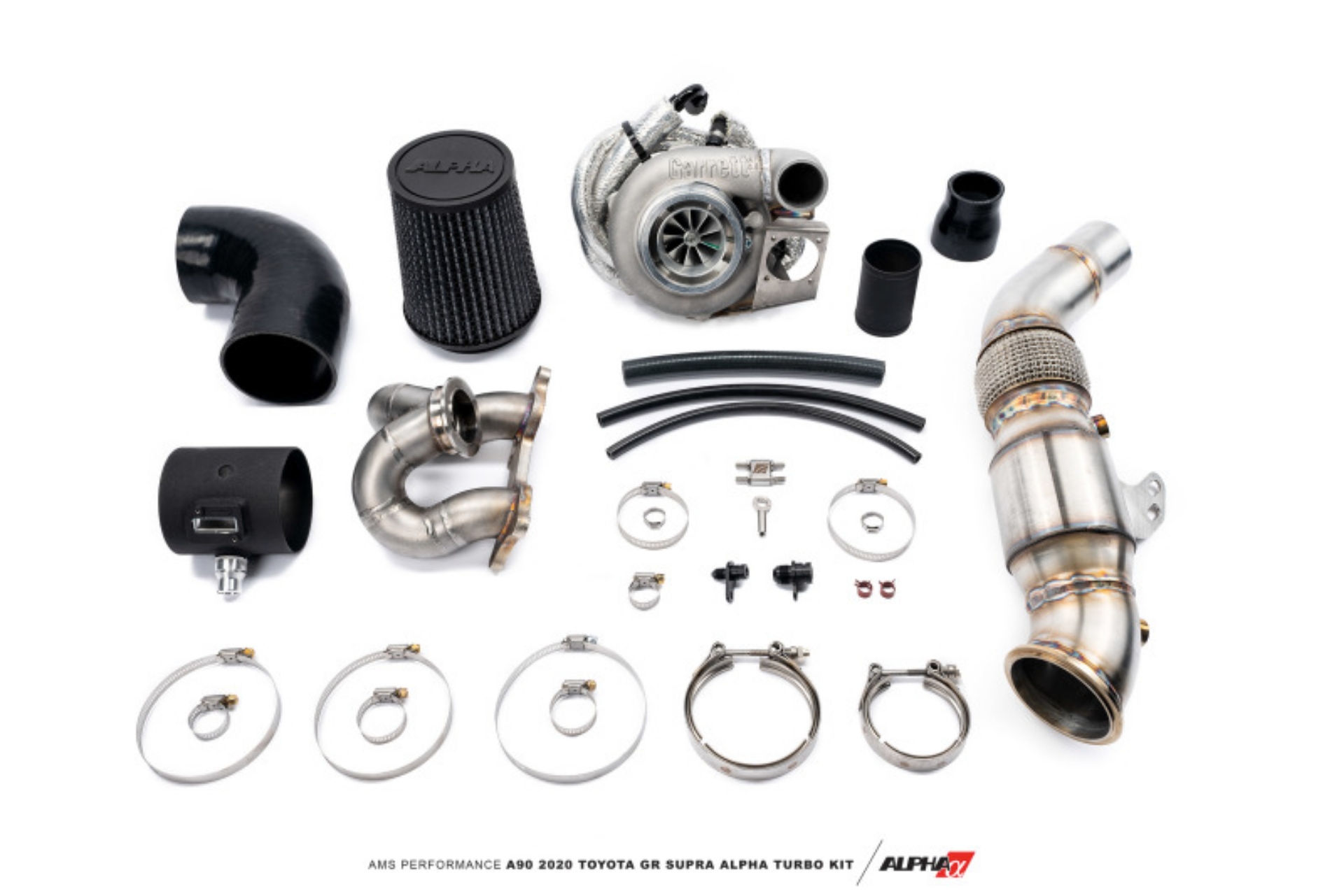 Picture of AMS Performance A90 2020 Toyota GR Supra Alpha 6 GTX3076 GEN II Turbo Kit 49 State Legal EPA Catted