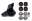 Picture of Torque Solution Mustache Bar Eliminator w- Urethane Bushings: Mitsubishi Evo 7-8-9 2001-2006