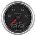 Picture of Autometer Elite 52-4mm Peak & Warn w- Electronic Control 8-18 Volt Voltmeter