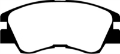 Picture of EBC 88-91 Mitsubishi Montero 2-6 Greenstuff Front Brake Pads