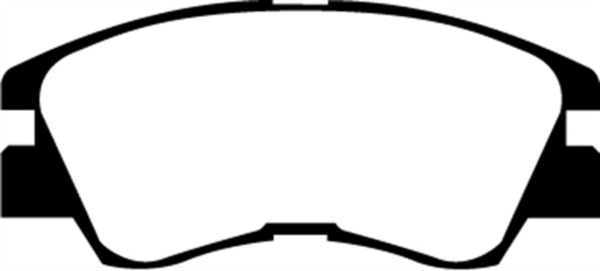 Picture of EBC 88-91 Mitsubishi Montero 2-6 Greenstuff Front Brake Pads