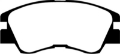 Picture of EBC 88-91 Mitsubishi Montero 2-6 Greenstuff Front Brake Pads