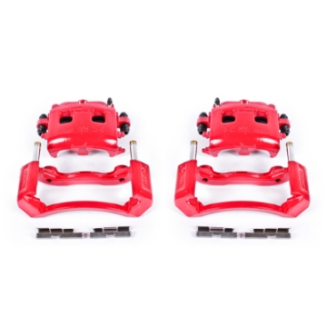 Picture of Power Stop 02-05 Dodge Ram 1500 Front Red Calipers w-Brackets - Pair