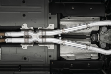 Picture of MBRP 15-16 Dodge Challenger RT 5-7L T304 SS 3in Dual Rear Cat-back CF Quad Tips - Street
