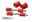Picture of Energy Suspension 87-95 Pathfinder Red 24mm Front Sway Bar Frame Bushings