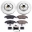 Picture of Power Stop 14-18 Audi A6 Front Z23 Evolution Sport Coated Brake Kit