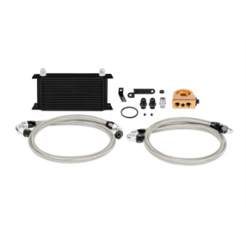 Picture of Mishimoto 08-14 WRX-STi Thermostatic Oil Cooler Kit - Black